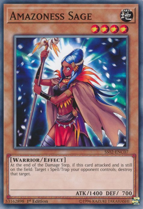 Amazoness Sage [SS02 - ENC07] Common - Dark Crystal Cards