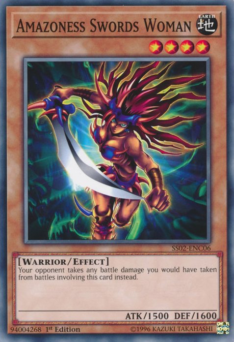 Amazoness Swords Woman [SS02 - ENC06] Common - Dark Crystal Cards