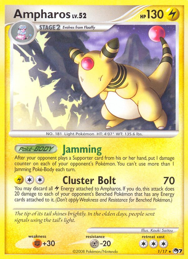 Ampharos (1/17) [POP Series 7] - Dark Crystal Cards