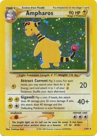 Ampharos (1/64) [Neo Revelation Unlimited] - Dark Crystal Cards