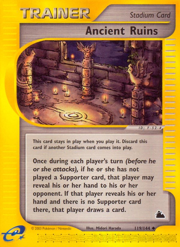 Ancient Ruins (119/144) [Skyridge] - Dark Crystal Cards