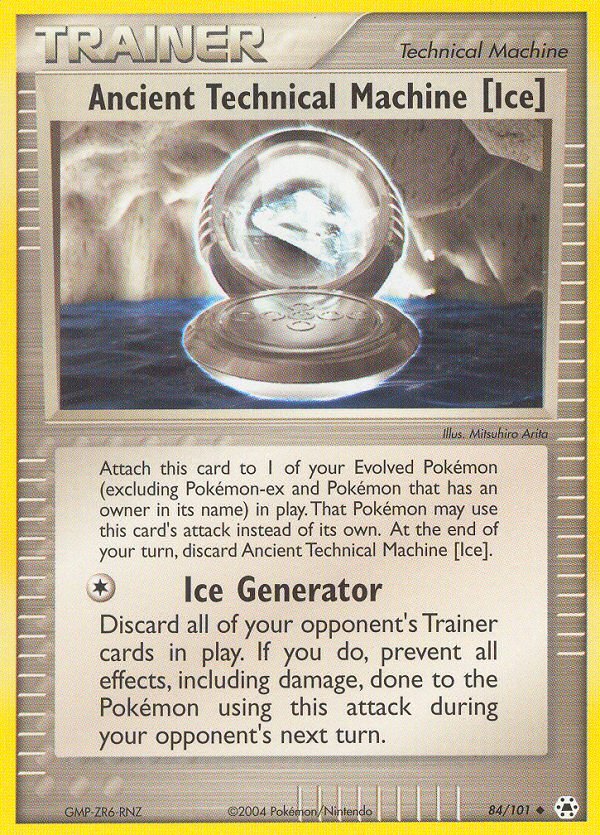 Ancient Technical Machine [Ice] (84/101) [EX: Hidden Legends] - Dark Crystal Cards