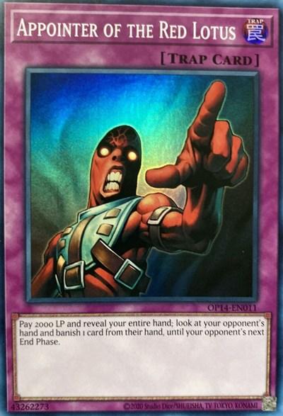 Appointer of the Red Lotus [OP14 - EN011] Super Rare - Dark Crystal Cards