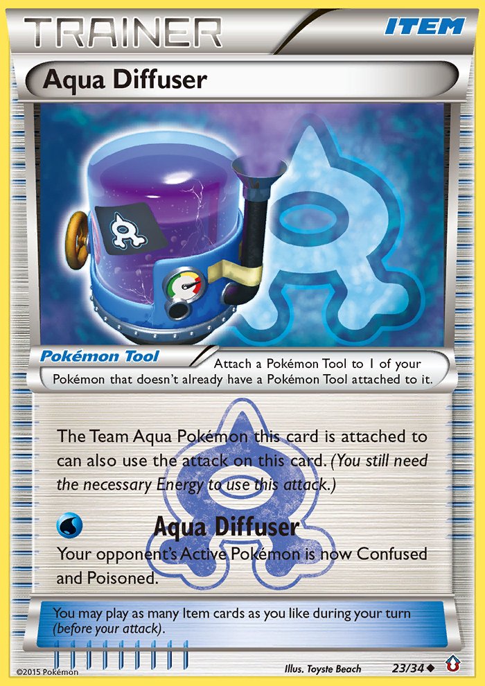 Aqua Diffuser (23/34) [XY: Double Crisis] - Dark Crystal Cards