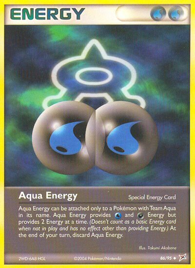 Aqua Energy (86/95) [EX: Team Magma vs Team Aqua] - Dark Crystal Cards