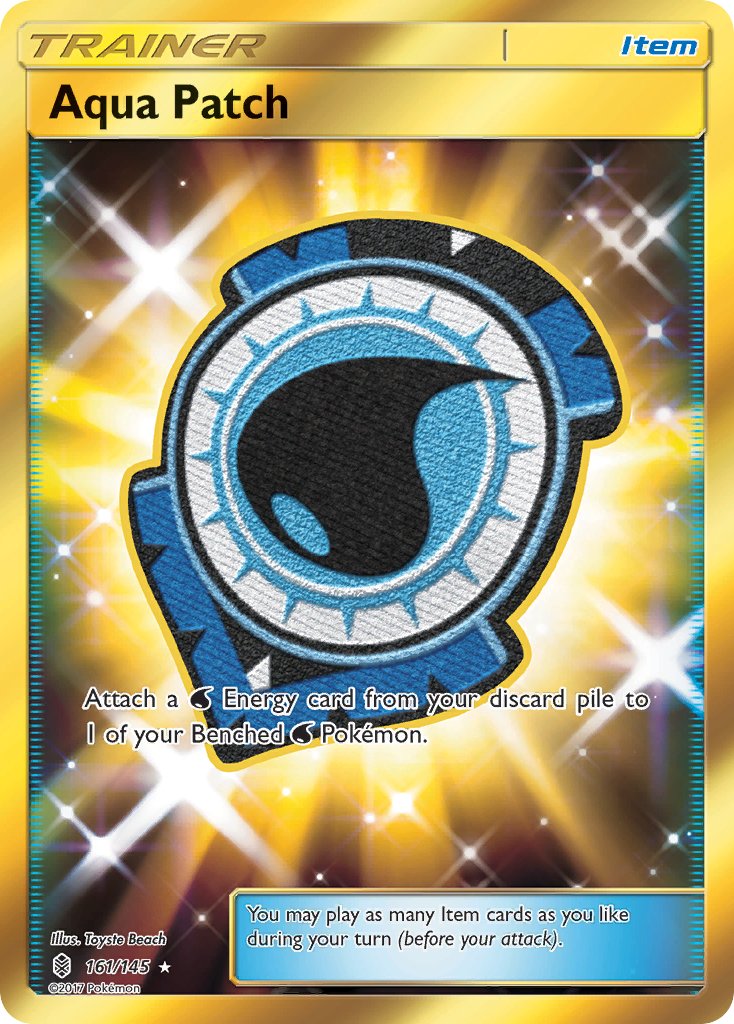 Aqua Patch (161/145) [Sun & Moon: Guardians Rising] - Dark Crystal Cards