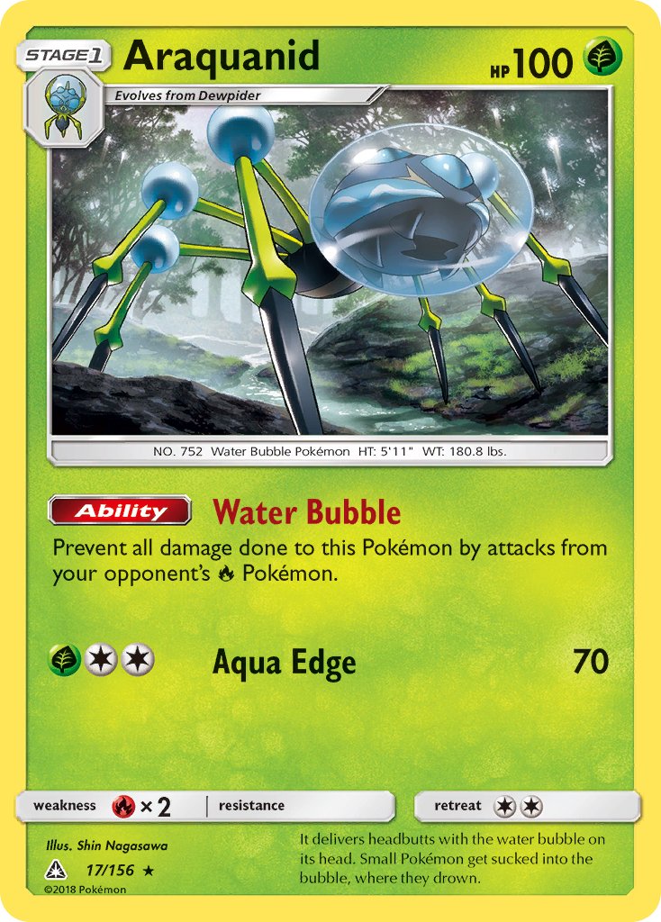 Araquanid (17/156) [Sun & Moon: Ultra Prism] - Dark Crystal Cards