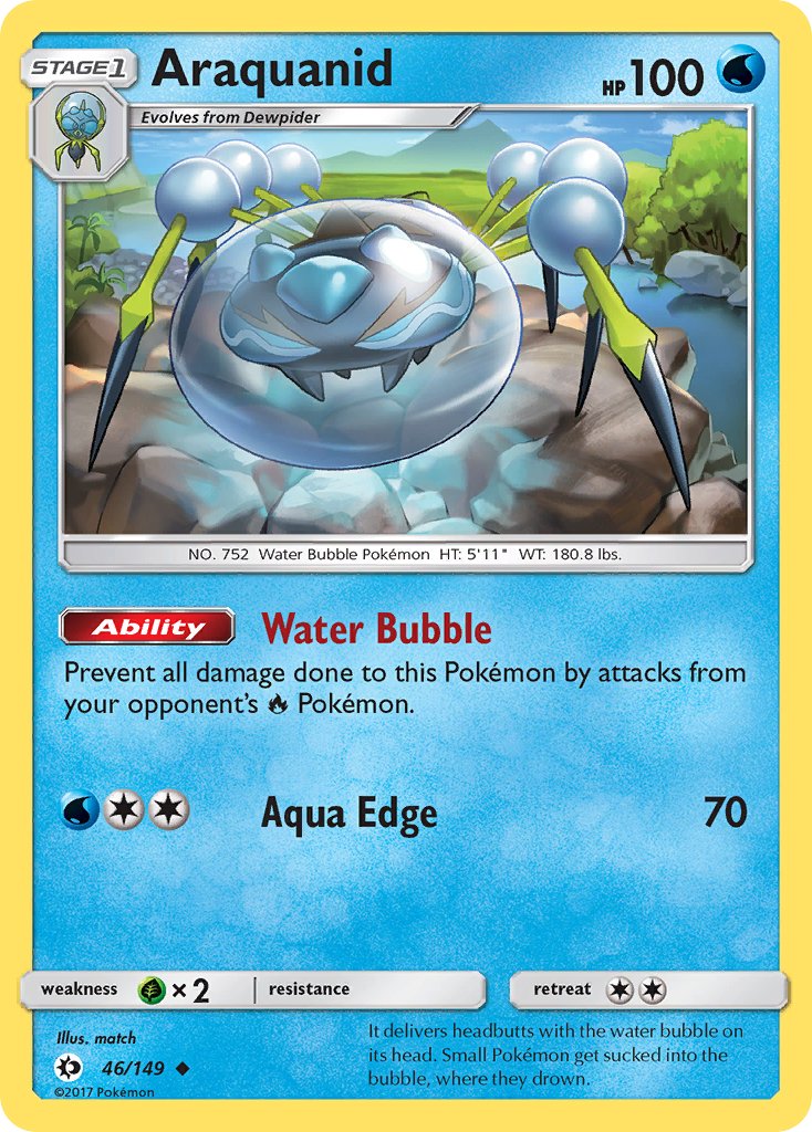 Araquanid (46/149) [Sun & Moon: Base Set] - Dark Crystal Cards