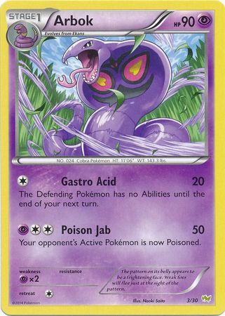 Arbok (3/30) [XY: Trainer Kit - Noivern] - Dark Crystal Cards