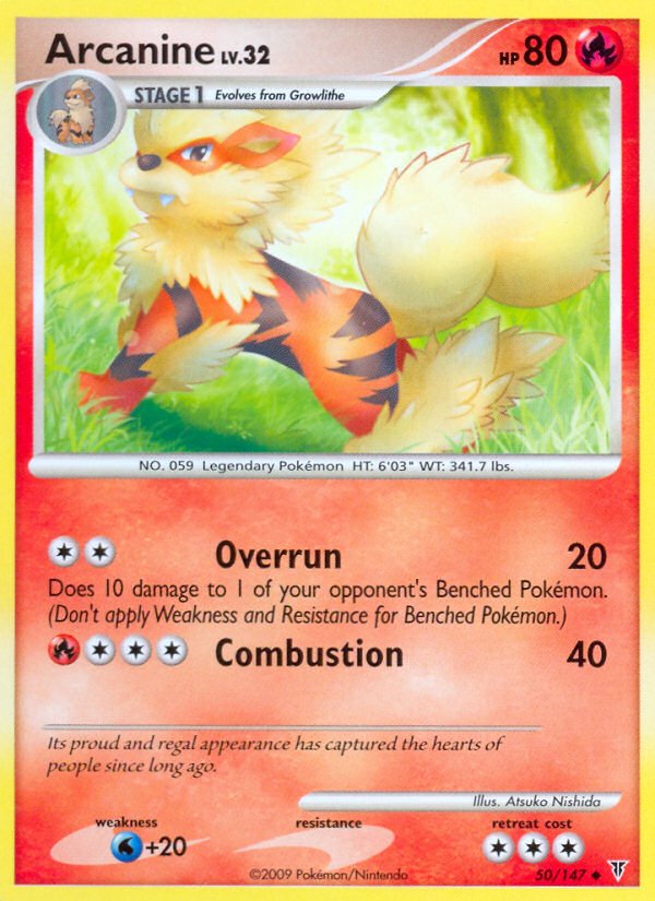 Arcanine (50/147) [Platinum: Supreme Victors] - Dark Crystal Cards