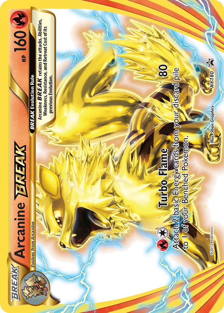 Arcanine BREAK (XY180) [XY: Black Star Promos] - Dark Crystal Cards