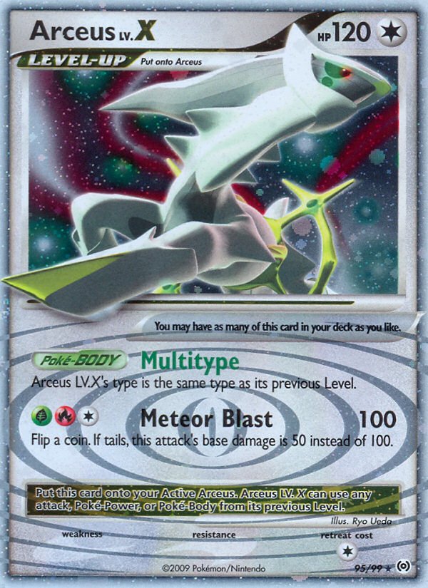 Arceus LV.X (95/99) [Platinum: Arceus] - Dark Crystal Cards