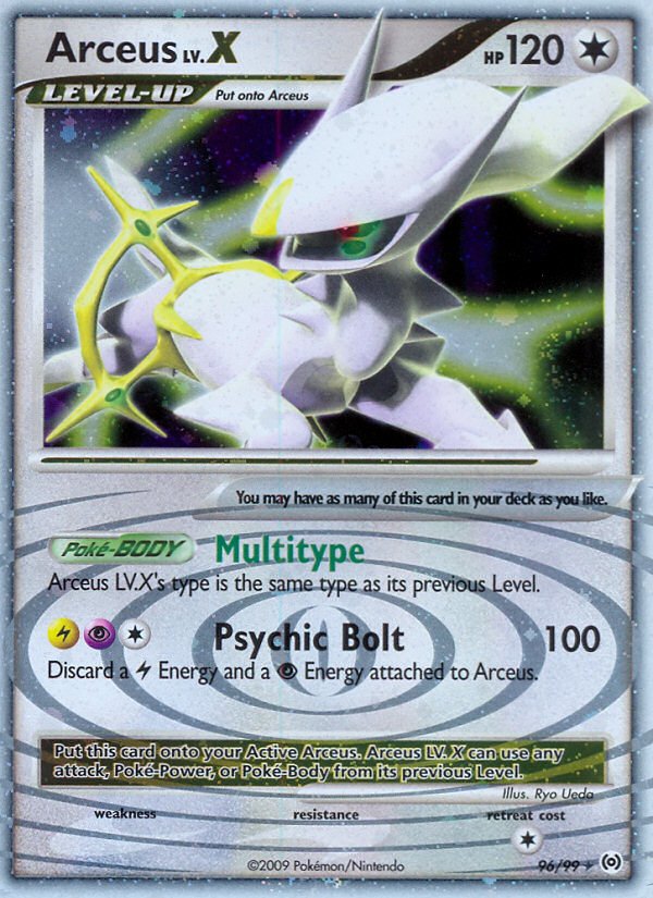 Arceus LV.X (96/99) [Platinum: Arceus] - Dark Crystal Cards