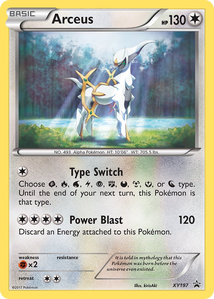 Arceus (XY197) [XY: Black Star Promos] - Dark Crystal Cards