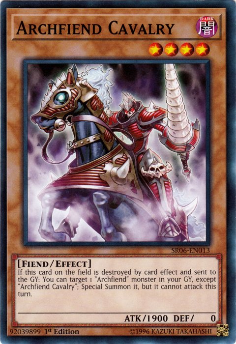 Archfiend Cavalry [SR06 - EN013] Common - Dark Crystal Cards