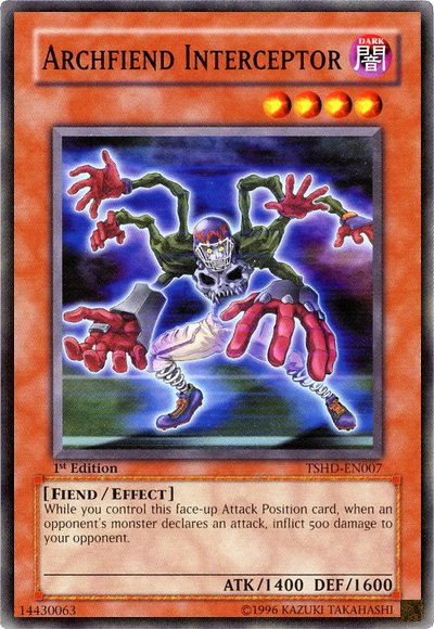 Archfiend Interceptor [TSHD - EN007] Common - Dark Crystal Cards