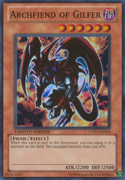 Archfiend of Gilfer [CT07 - EN014] Super Rare - Dark Crystal Cards