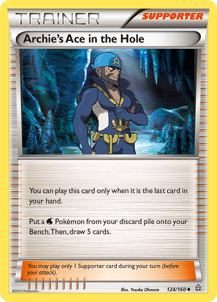 Archie's Ace in the Hole (124/160) [XY: Primal Clash] - Dark Crystal Cards