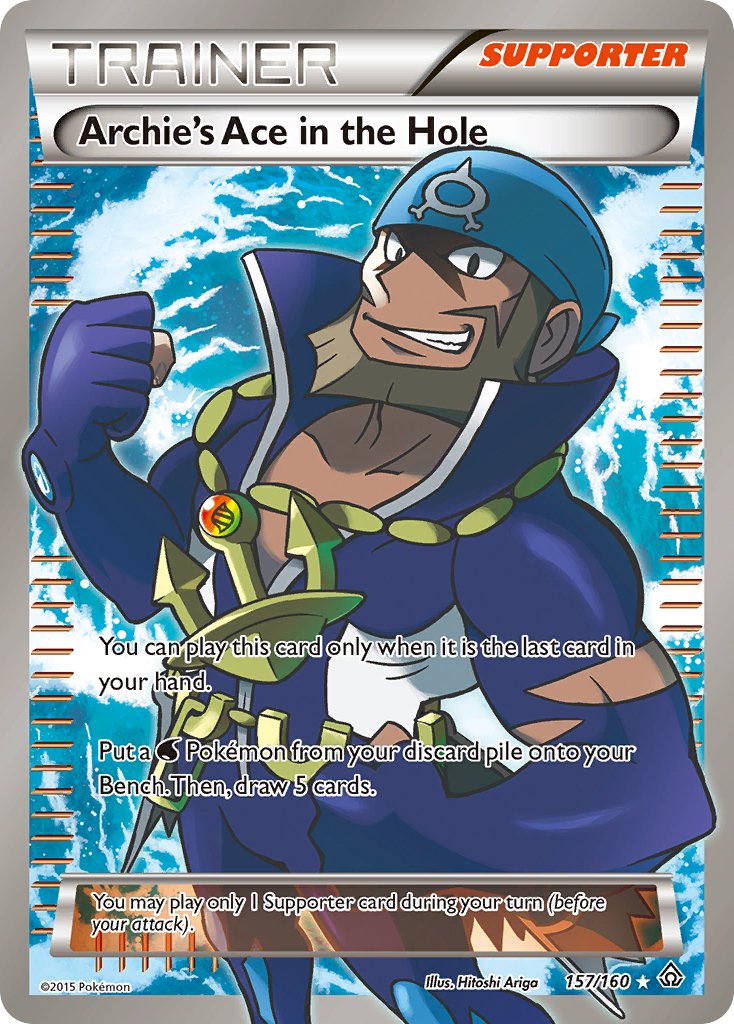 Archie's Ace in the Hole (157/160) [XY: Primal Clash] - Dark Crystal Cards