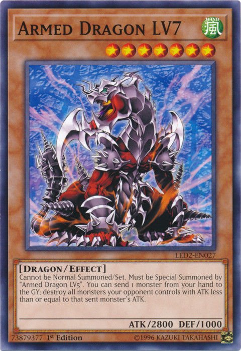 Armed Dragon LV7 [LED2 - EN027] Common - Dark Crystal Cards