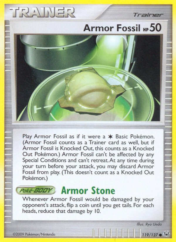 Armor Fossil (119/127) [Platinum: Base Set] - Dark Crystal Cards