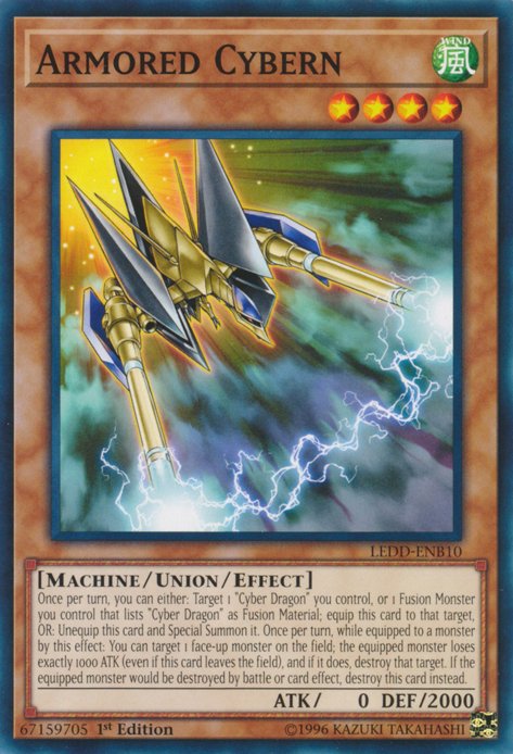 Armored Cybern [LEDD - ENB10] Common - Dark Crystal Cards