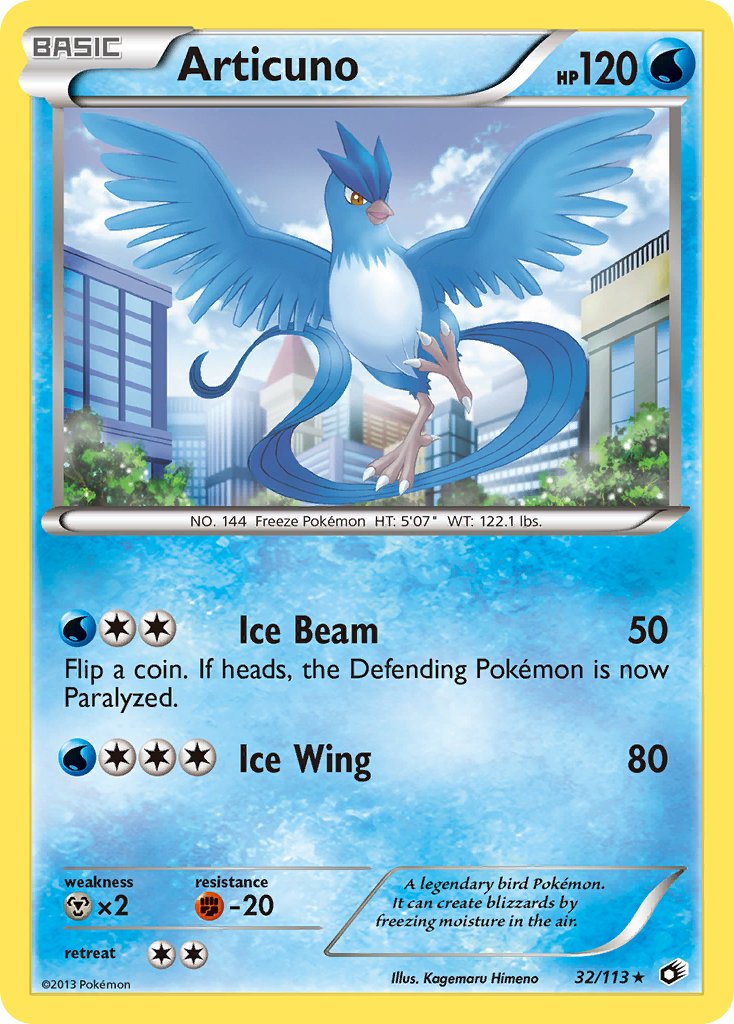 Articuno (32/113) [Black & White: Legendary Treasures] - Dark Crystal Cards