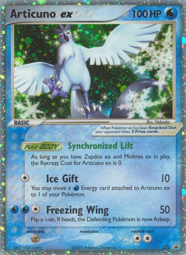 Articuno ex (032) [Nintendo: Black Star Promos] - Dark Crystal Cards