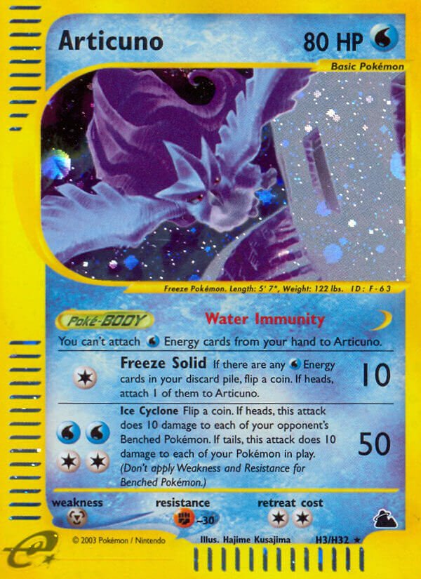 Articuno (H3/H32) [Skyridge] - Dark Crystal Cards