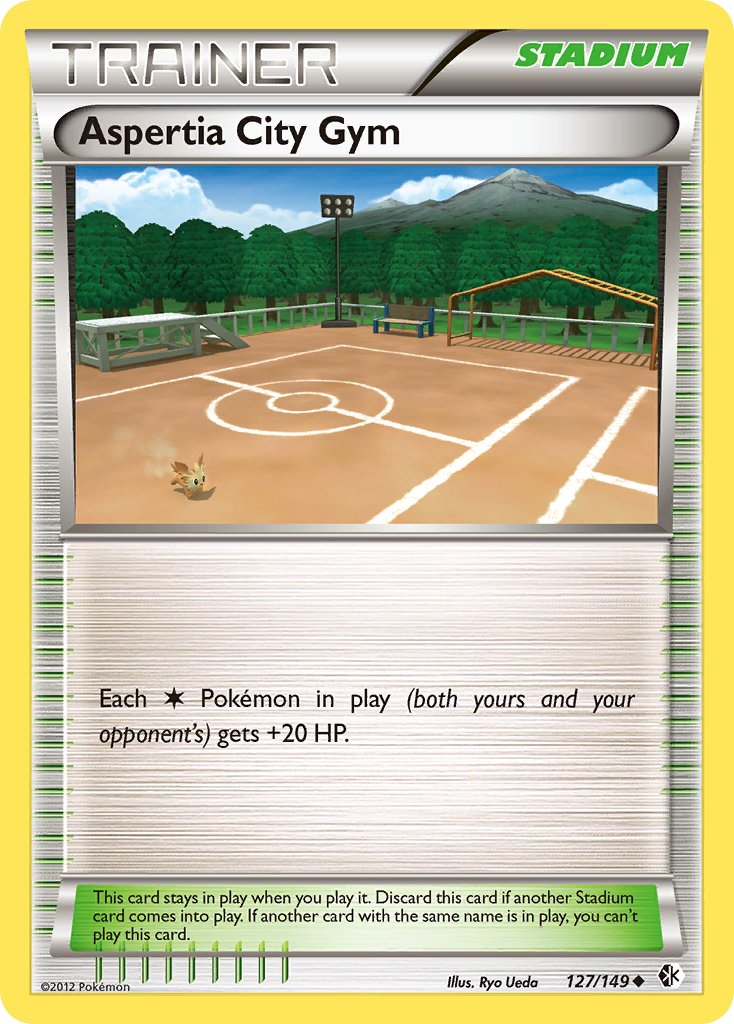 Aspertia City Gym (127/149) [Black & White: Boundaries Crossed] - Dark Crystal Cards