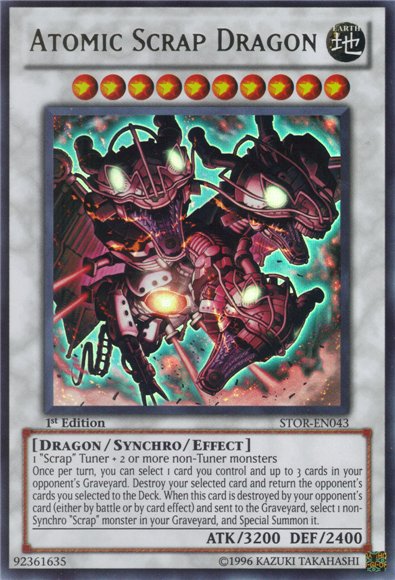 Atomic Scrap Dragon [STOR - EN043] Ultra Rare - Dark Crystal Cards