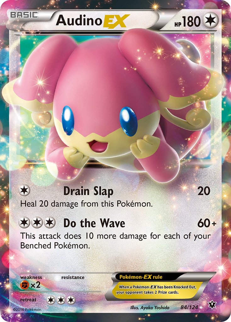 Audino EX (84/124) [XY: Fates Collide] - Dark Crystal Cards