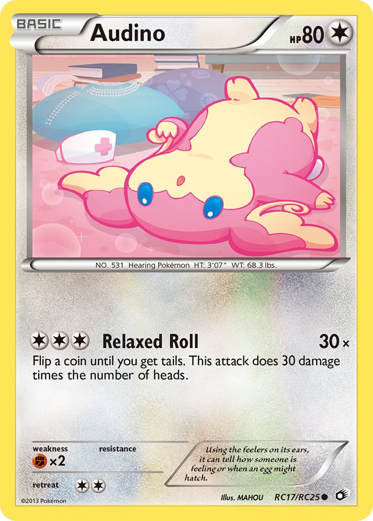 Audino (RC17/RC25) [Black & White: Legendary Treasures] - Dark Crystal Cards