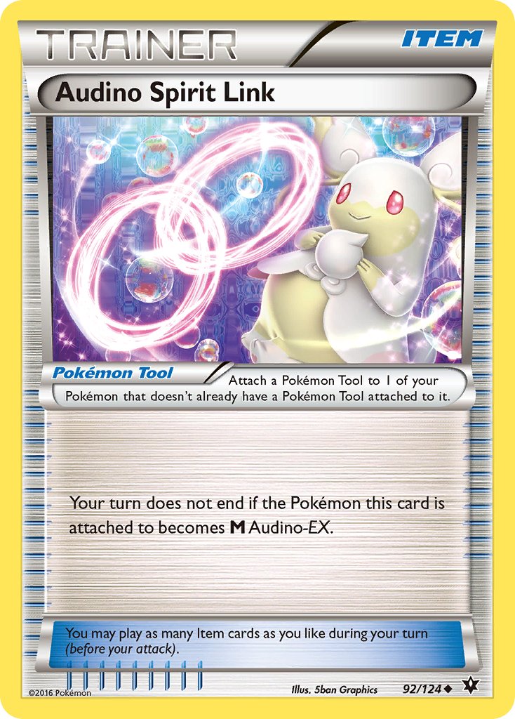 Audino Spirit Link (92/124) [XY: Fates Collide] - Dark Crystal Cards