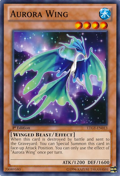 Aurora Wing [LTGY - EN013] Common - Dark Crystal Cards