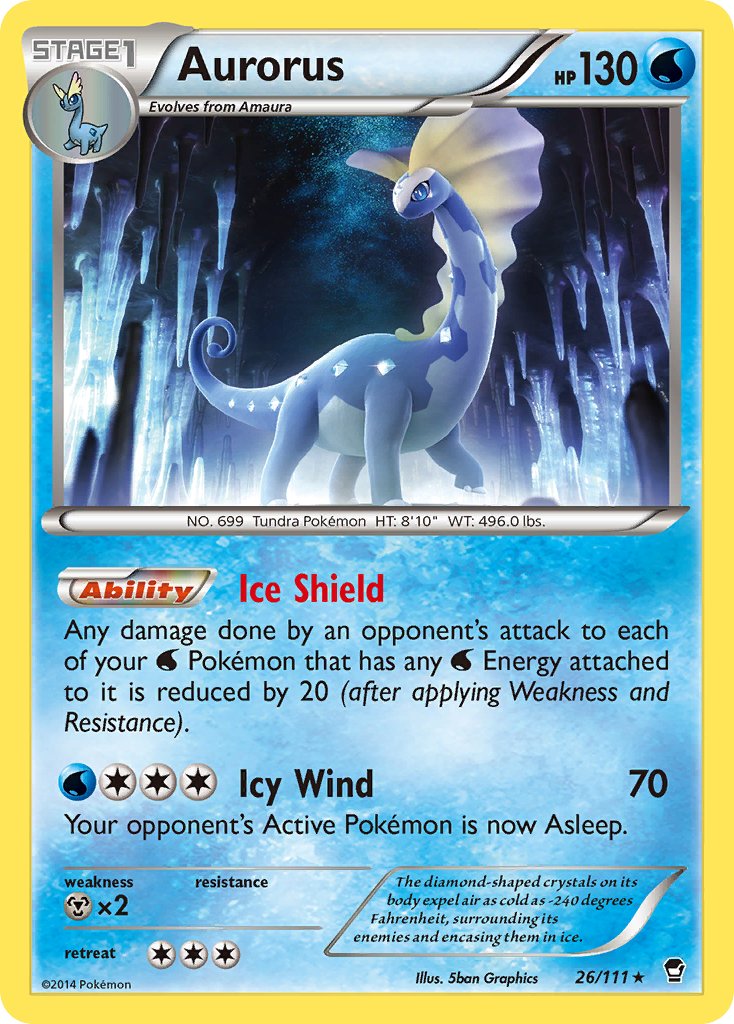 Aurorus (26/111) [XY: Furious Fists] - Dark Crystal Cards