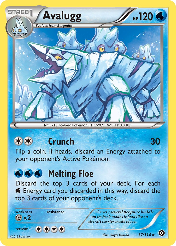 Avalugg (37/114) [XY: Steam Siege] - Dark Crystal Cards