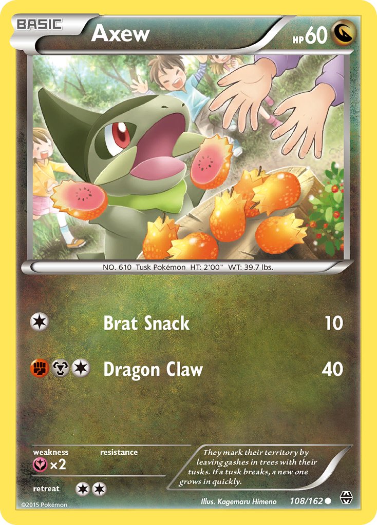 Axew (108/162) [XY: BREAKthrough] - Dark Crystal Cards