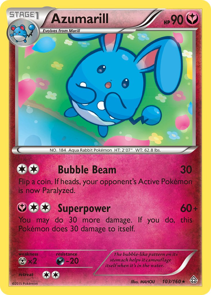 Azumarill (103/160) [XY: Primal Clash] - Dark Crystal Cards