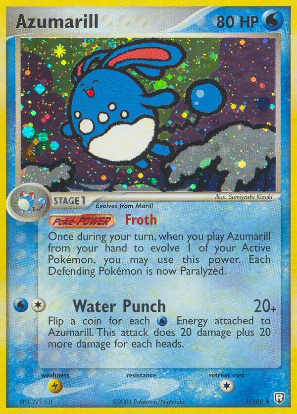 Azumarill (1/109) (Theme Deck Exclusive) [EX: Team Rocket Returns] - Dark Crystal Cards