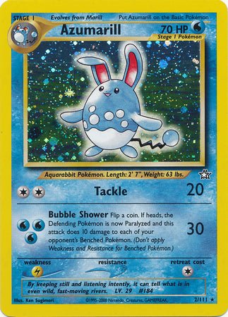 Azumarill (2/111) [Neo Genesis Unlimited] - Dark Crystal Cards