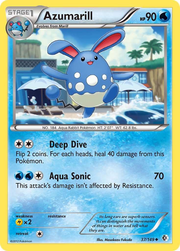 Azumarill (37/149) [Black & White: Boundaries Crossed] - Dark Crystal Cards