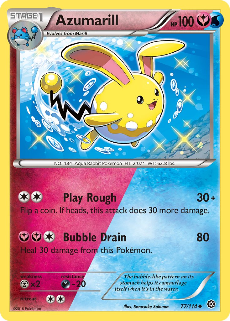 Azumarill (77/114) [XY: Steam Siege] - Dark Crystal Cards