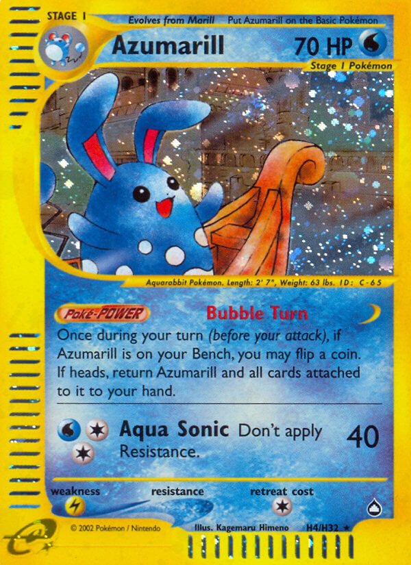 Azumarill (H4/H32) [Aquapolis] - Dark Crystal Cards