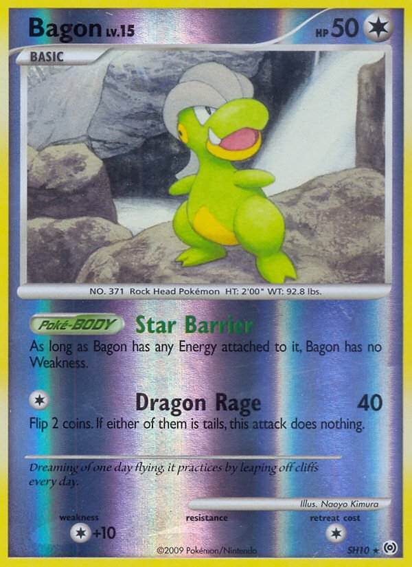 Bagon (SH10) [Platinum: Arceus] - Dark Crystal Cards