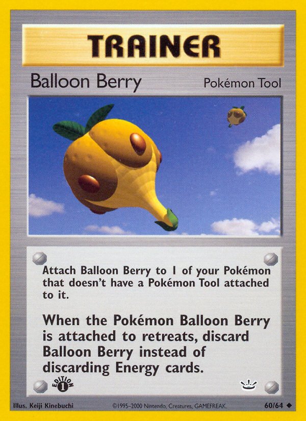 Balloon Berry (60/64) [Neo Revelation 1st Edition] - Dark Crystal Cards