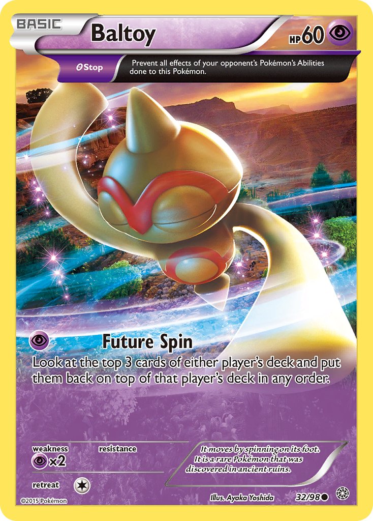 Baltoy (32/98) [XY: Ancient Origins] - Dark Crystal Cards