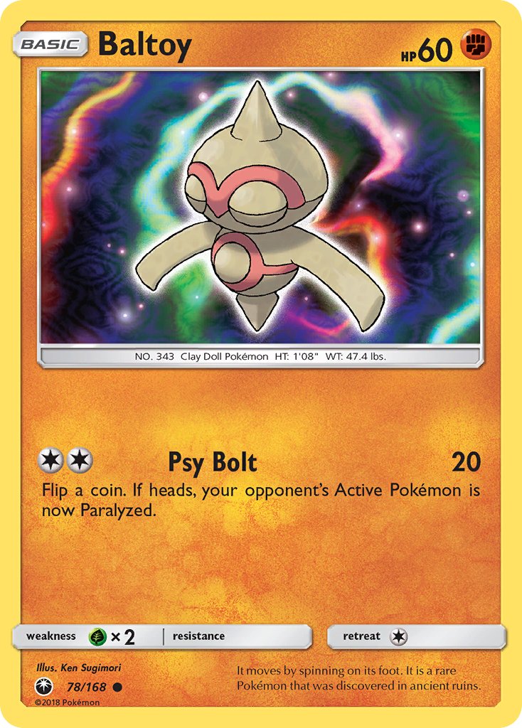 Baltoy (78/168) [Sun & Moon: Celestial Storm] - Dark Crystal Cards