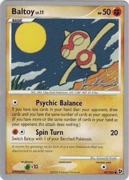 Baltoy LV.11 (60/106) (Psychic Lock - Jason Klaczynski) [World Championships 2008] - Dark Crystal Cards