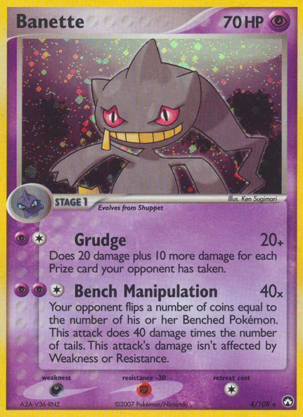 Banette (4/108) [EX: Power Keepers] - Dark Crystal Cards